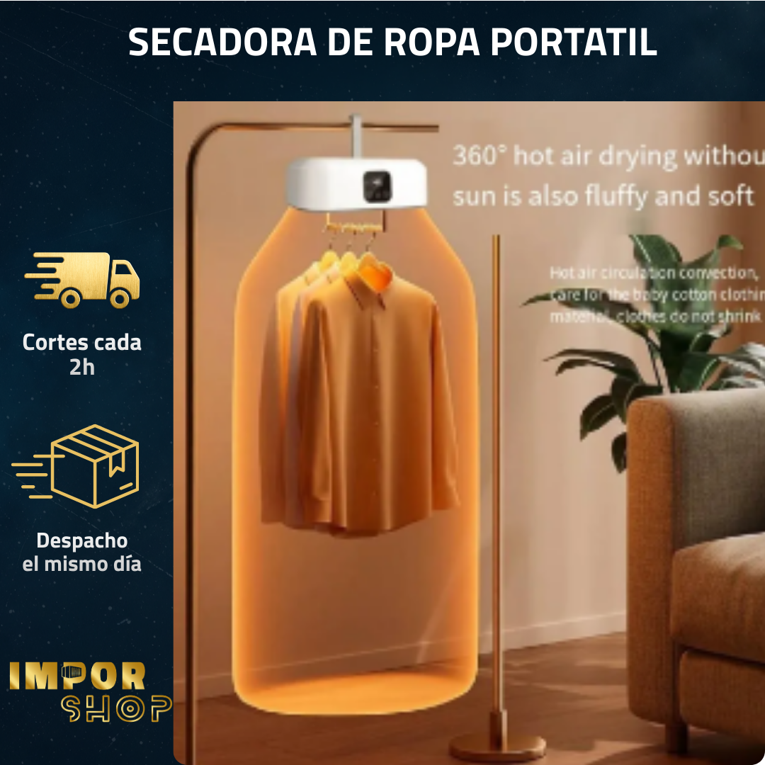 SECADORA DE ROPA PORTATIL
